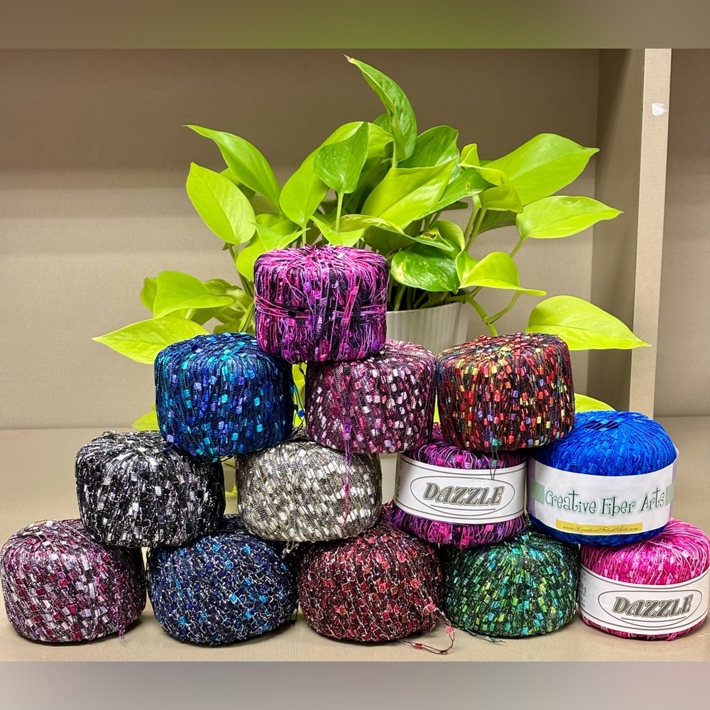 Lot of 13 Trellis Ladder Yarn / Ladder Yarn Bundle - Multicolor.